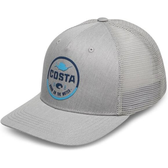 Shark Twill Trucker Hat Mesh Back Snapback Cap Unisex Adjustable Fit - Picture 1 of 4